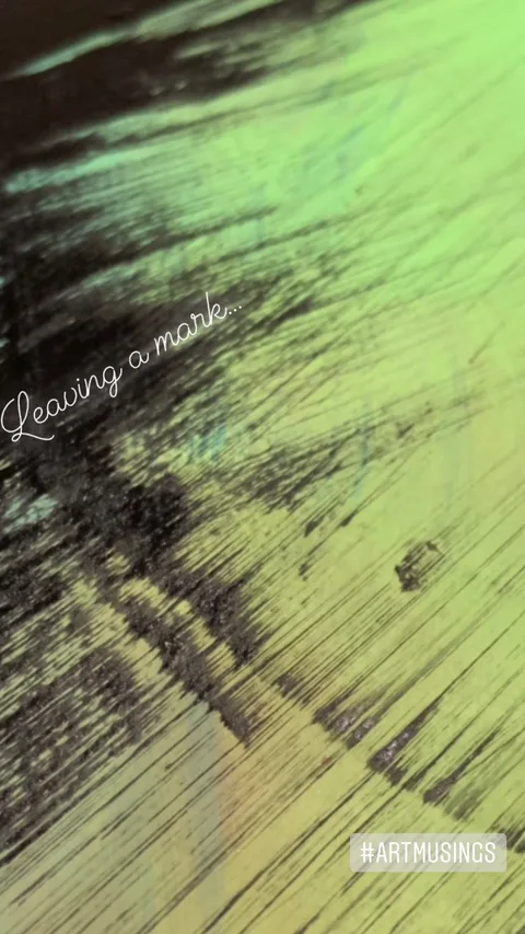 Leaving a mark..., a painting by Neha