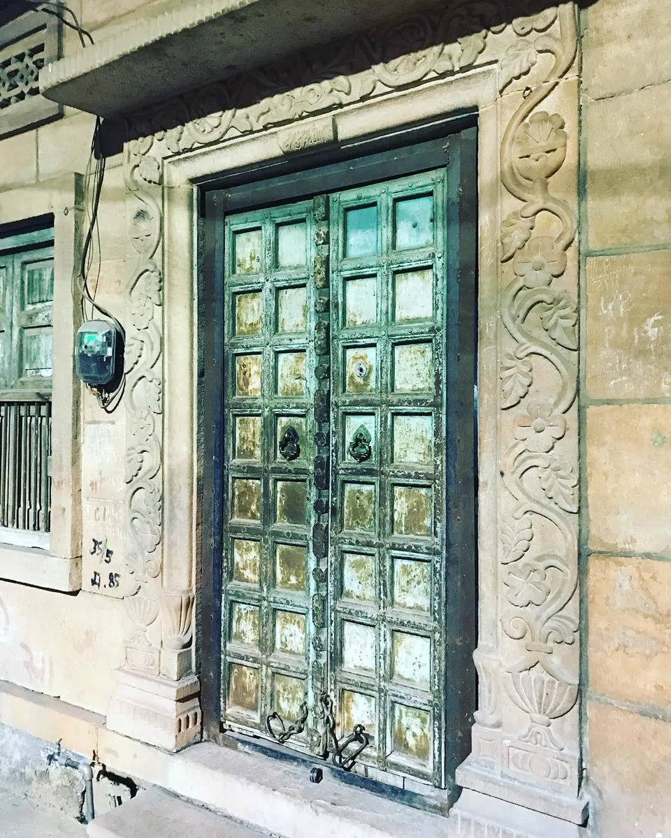 Aged I am, but beautifully... #doors #carved #traditionalart #lovedoors…, 1 of 1