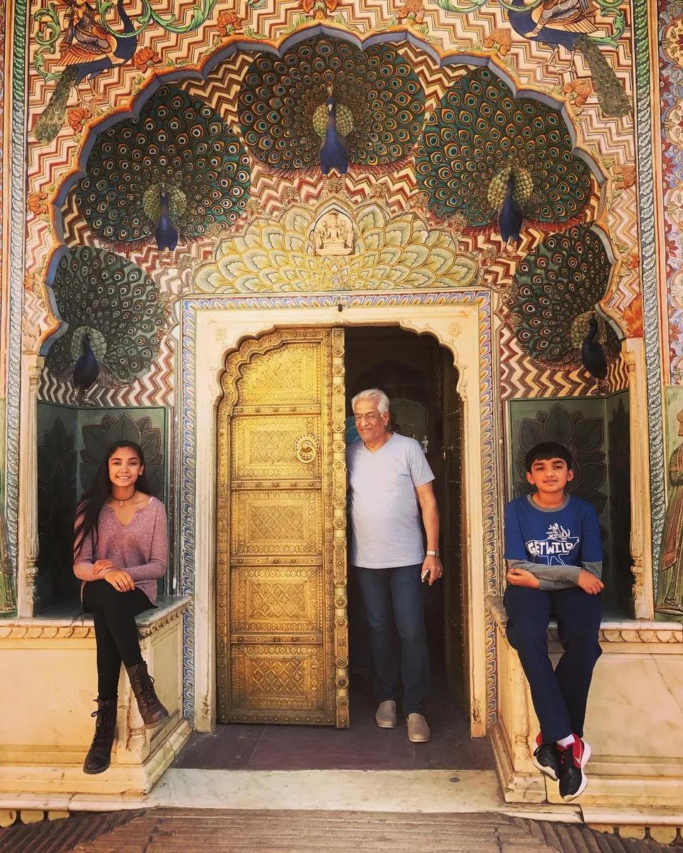 #personalities evident! 😀 #tbt #makingmemories #withgrandpa #jaipur…, 1 of 1