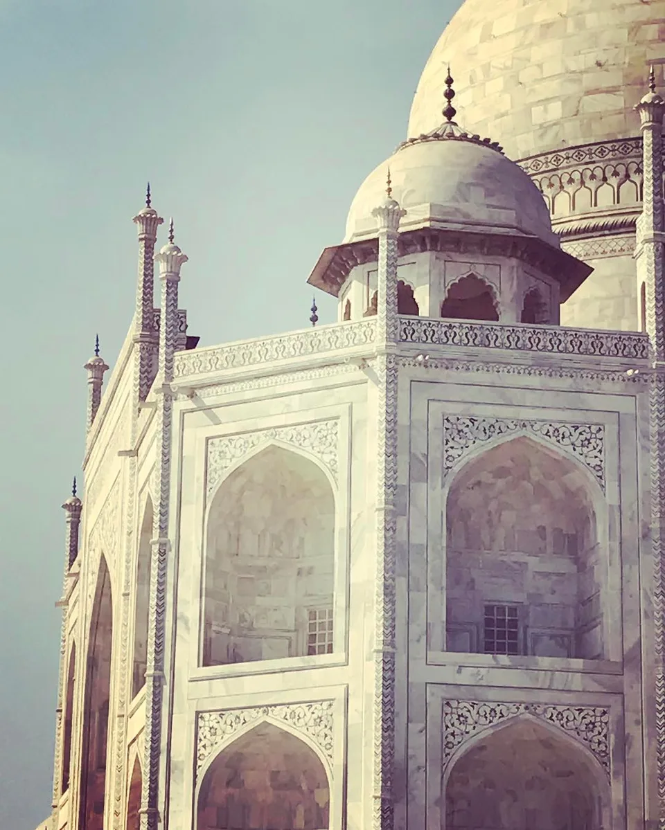 Adorned in the light of the late morning sun... #serenebeauty #tajmahal #agra…, 1 of 1