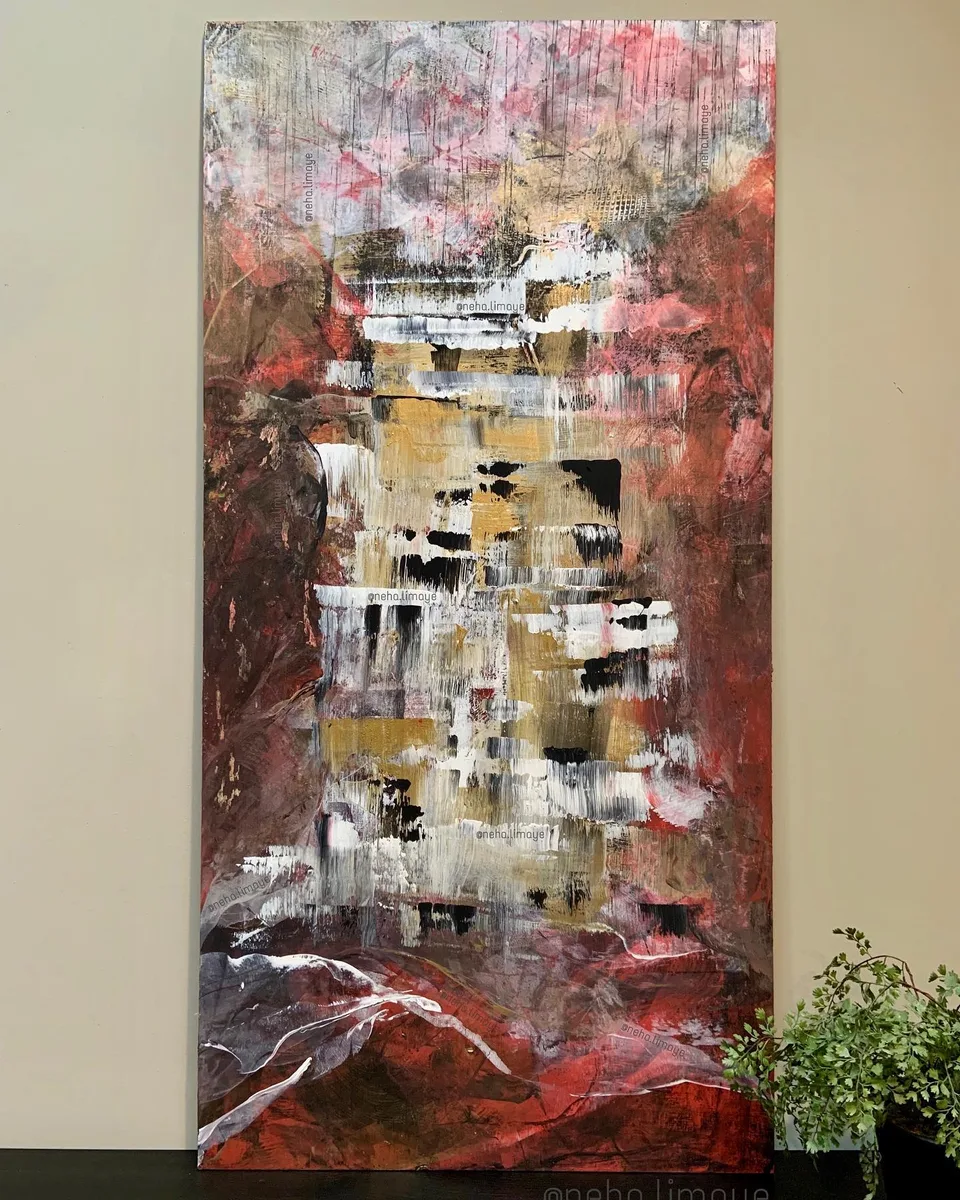 Cascade, a painting by Neha