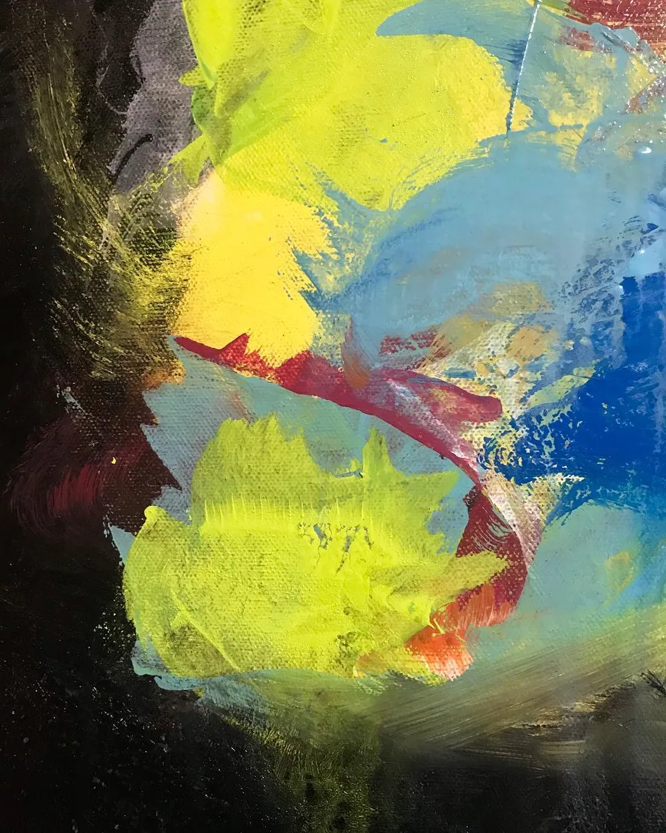 Wishing upon a perfect storm..., a painting by Neha