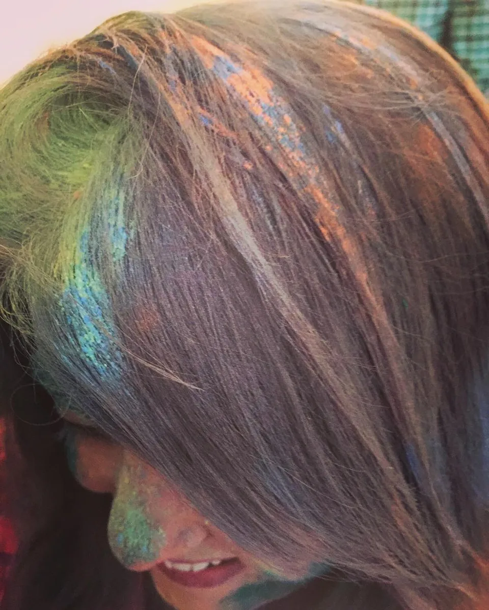#Holi rang layee! Pic credit @anshanya5, 1 of 1