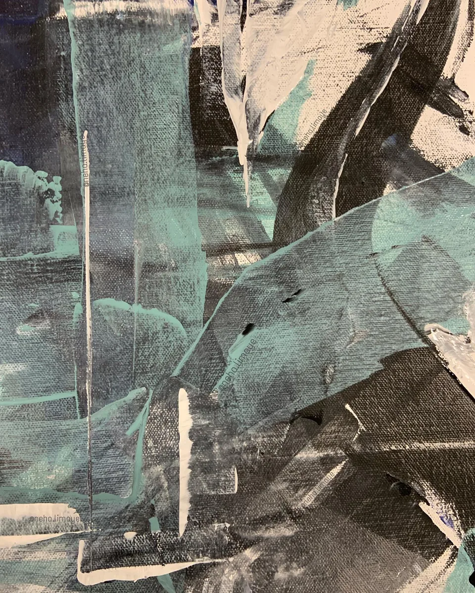 Etching a path, a painting by Neha
