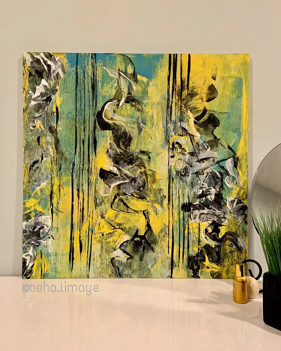 Summer’s sonnet - right panel, a painting by Neha