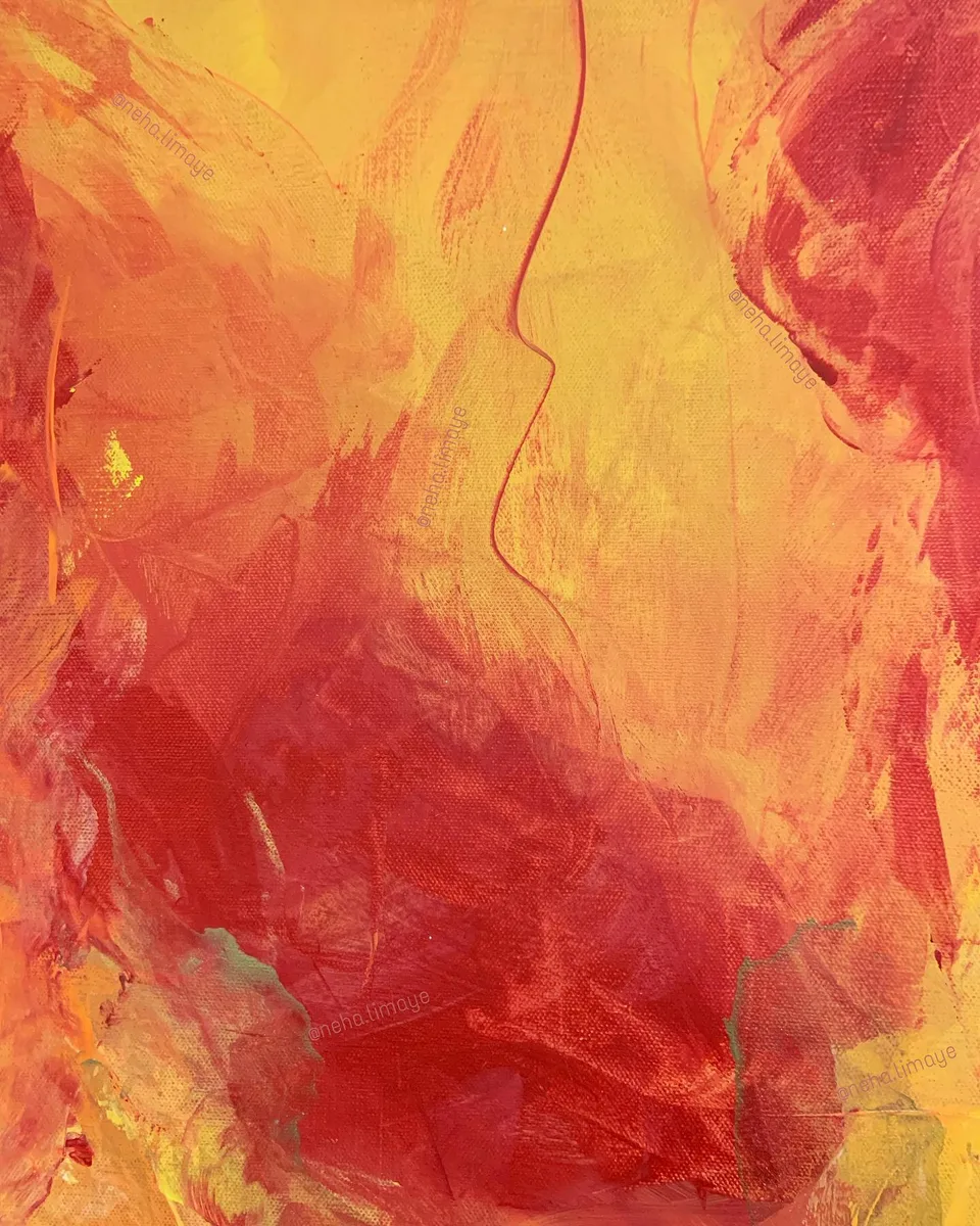 Aurora [sneak peek into details - 5], a painting by Neha