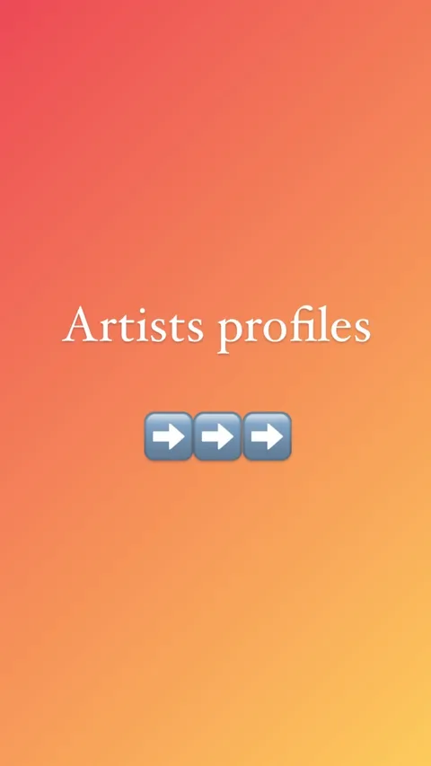 Artists profiles

➡️➡️➡️
