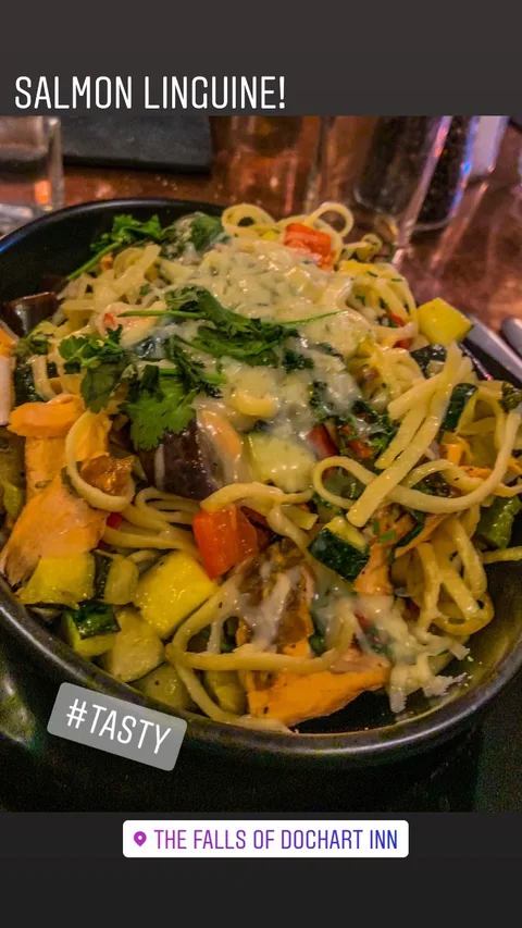 SALMON LINGUINE!