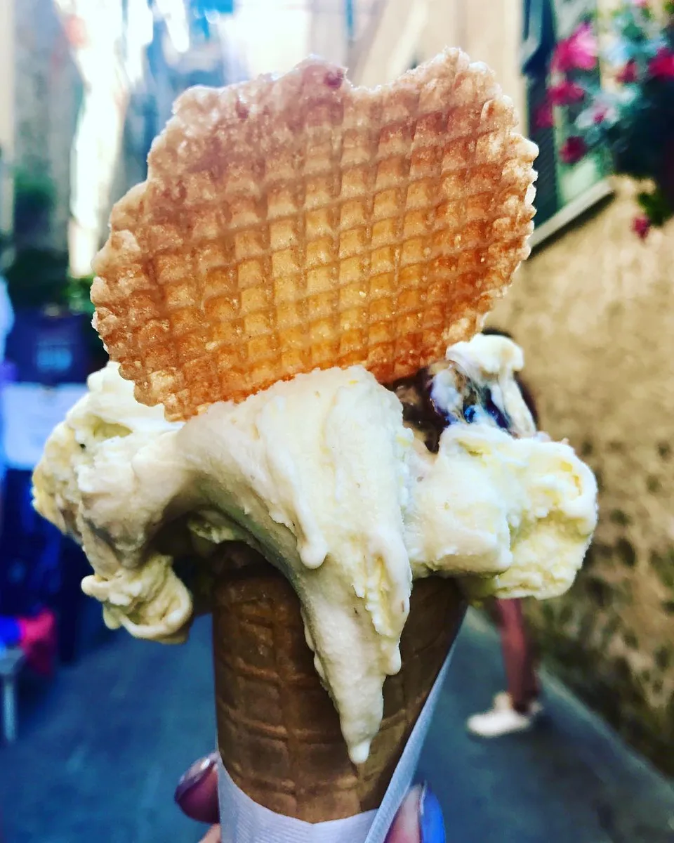 Gelato melato... #foodsofeurope #gelato #homemade #fresh #freshingredients…, 1 of 1