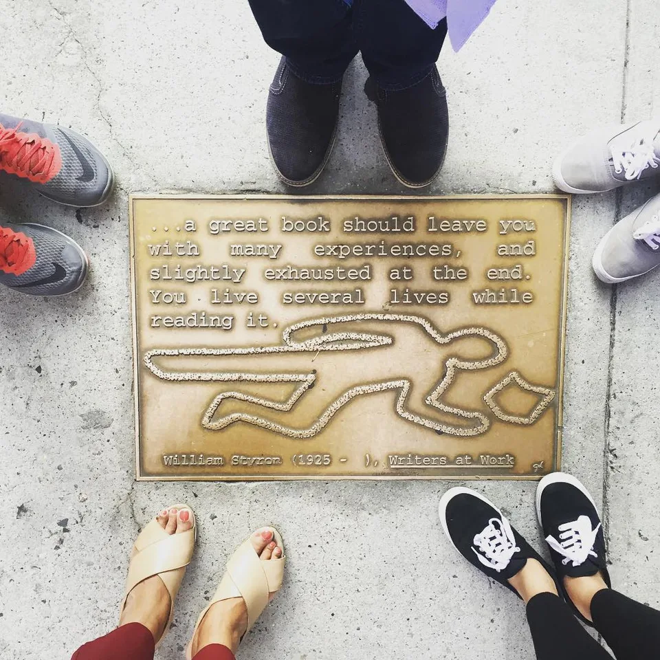 Stopped in our tracks by some words of wisdom #newyork #nyc #libraryway…, 1 of 1