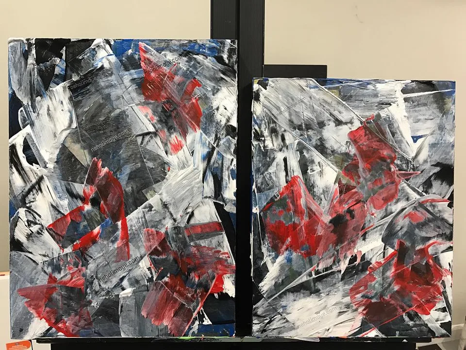 It’s never ever all Black and White..., a painting by Neha
