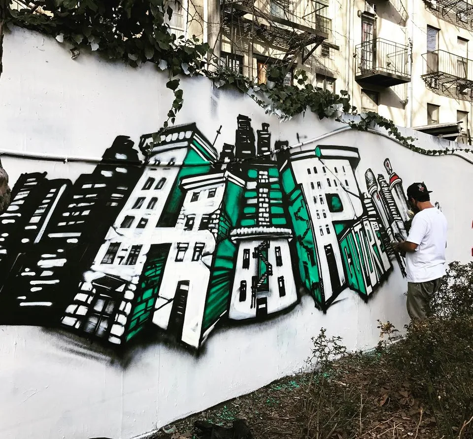 Perspective! #streetart #inaction #newyork #newyorkcity #nyc #bigapple…, 1 of 1