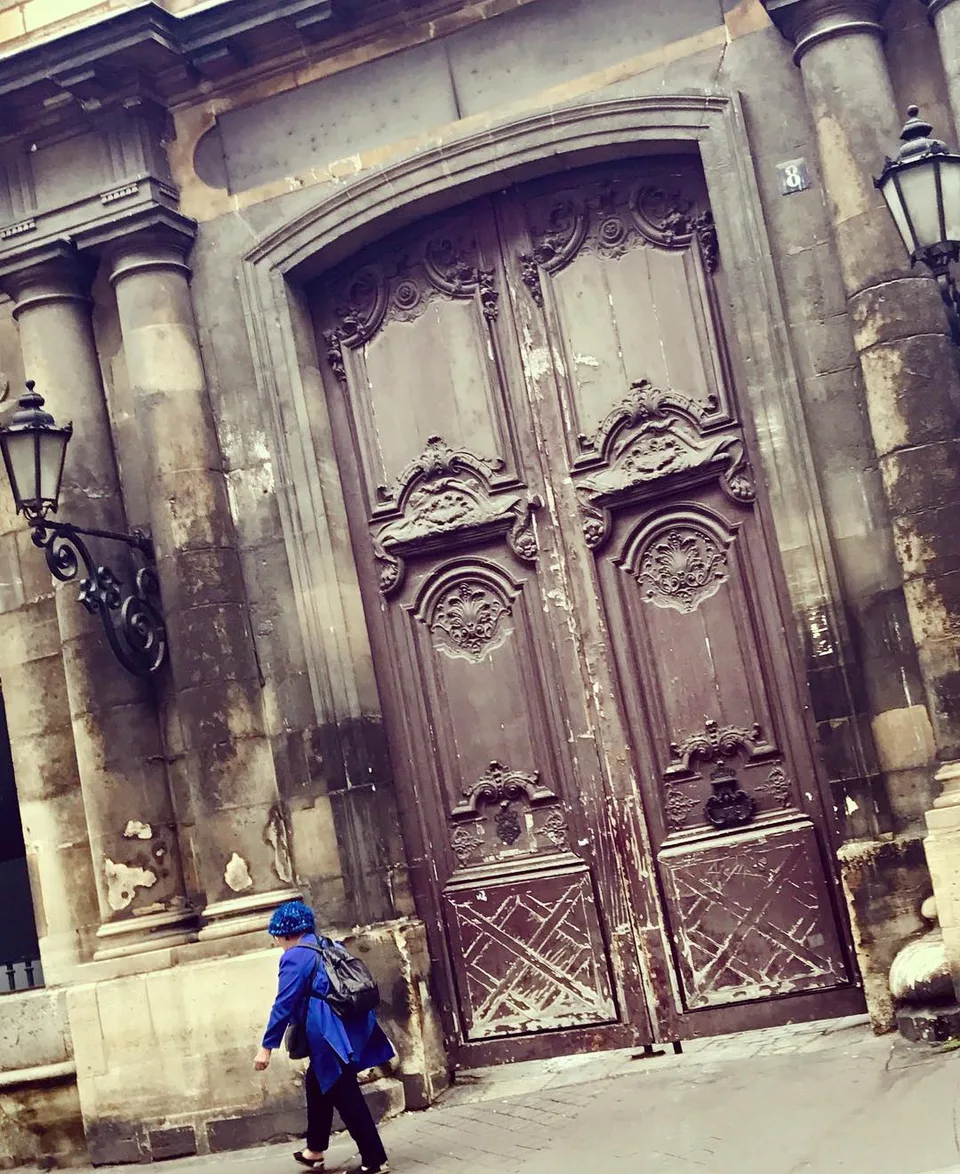 Don't just walk past me... #postcardsfromparis #paris #doors #doorcollection…, 1 of 1