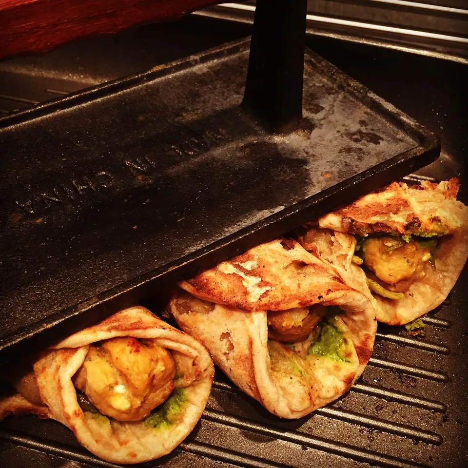 #streetfood @ home! #katiroll #fridaynight, 1 of 1