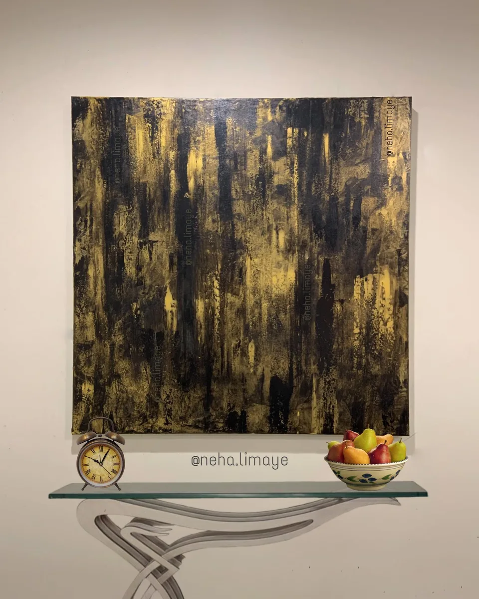 Glowing in Harmony - middle panel, a painting by Neha