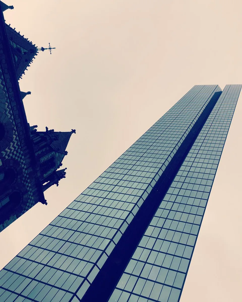 Juxtaposing #oldandnew #boston #traveldiaries #travel #travelgram #highrise…, 1 of 1