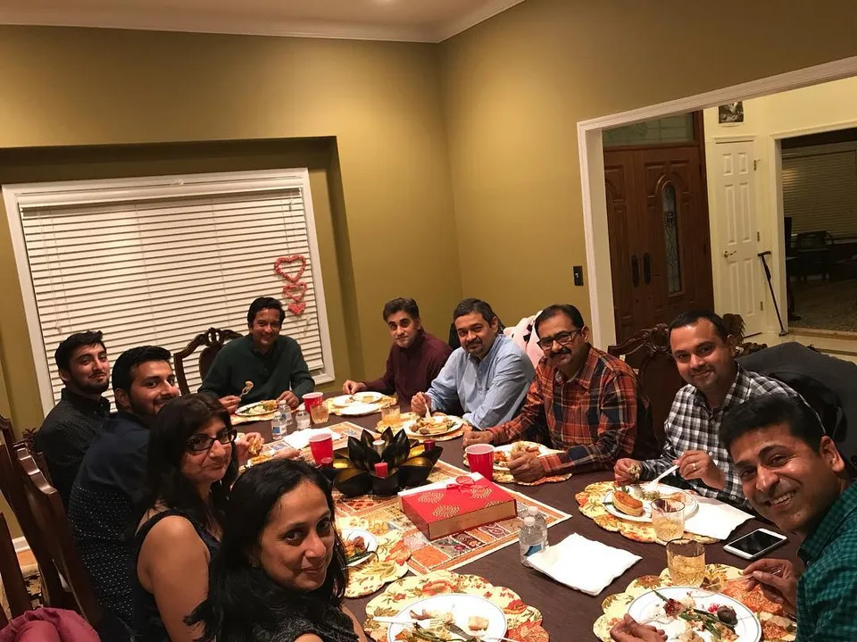 Some of us are civilized celebrators #thanksgiving #sitdowndinner…, 1 of 1