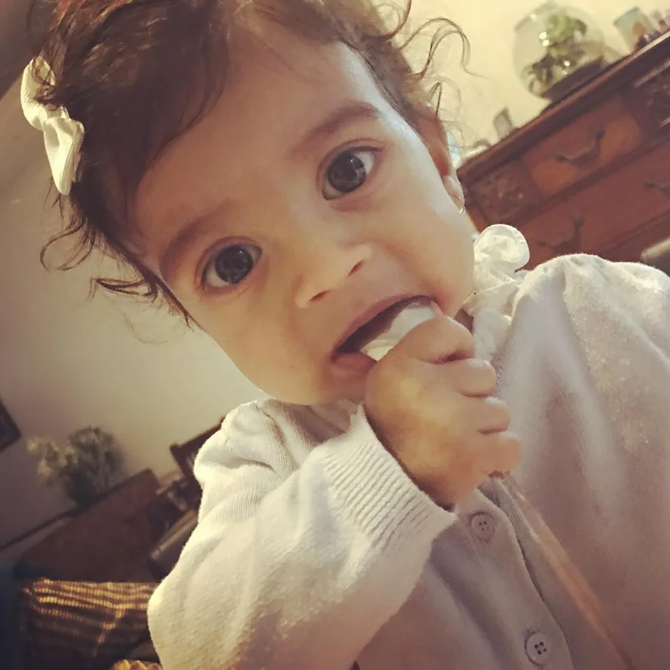 Those #eyes and that #bow! #niecelove #pune #traveldiaries #reminiscingthetrip, 1 of 1