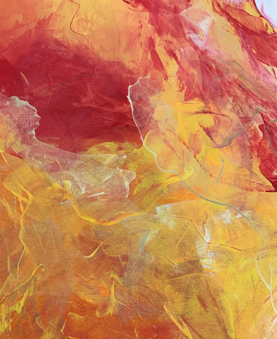 Aurora [sneak peek into details - 1], a painting by Neha