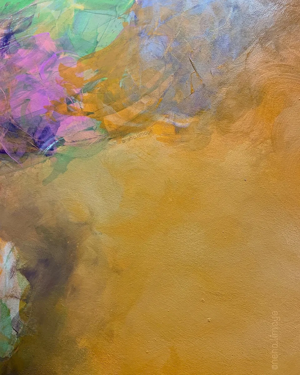 Colored by nature, a painting by Neha