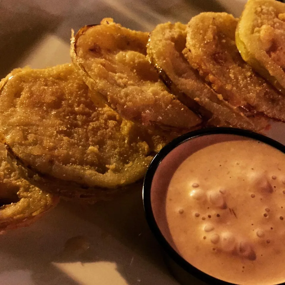 Eating #FriedGreenTomatoes y'all! #SouthernComfort, 1 of 1