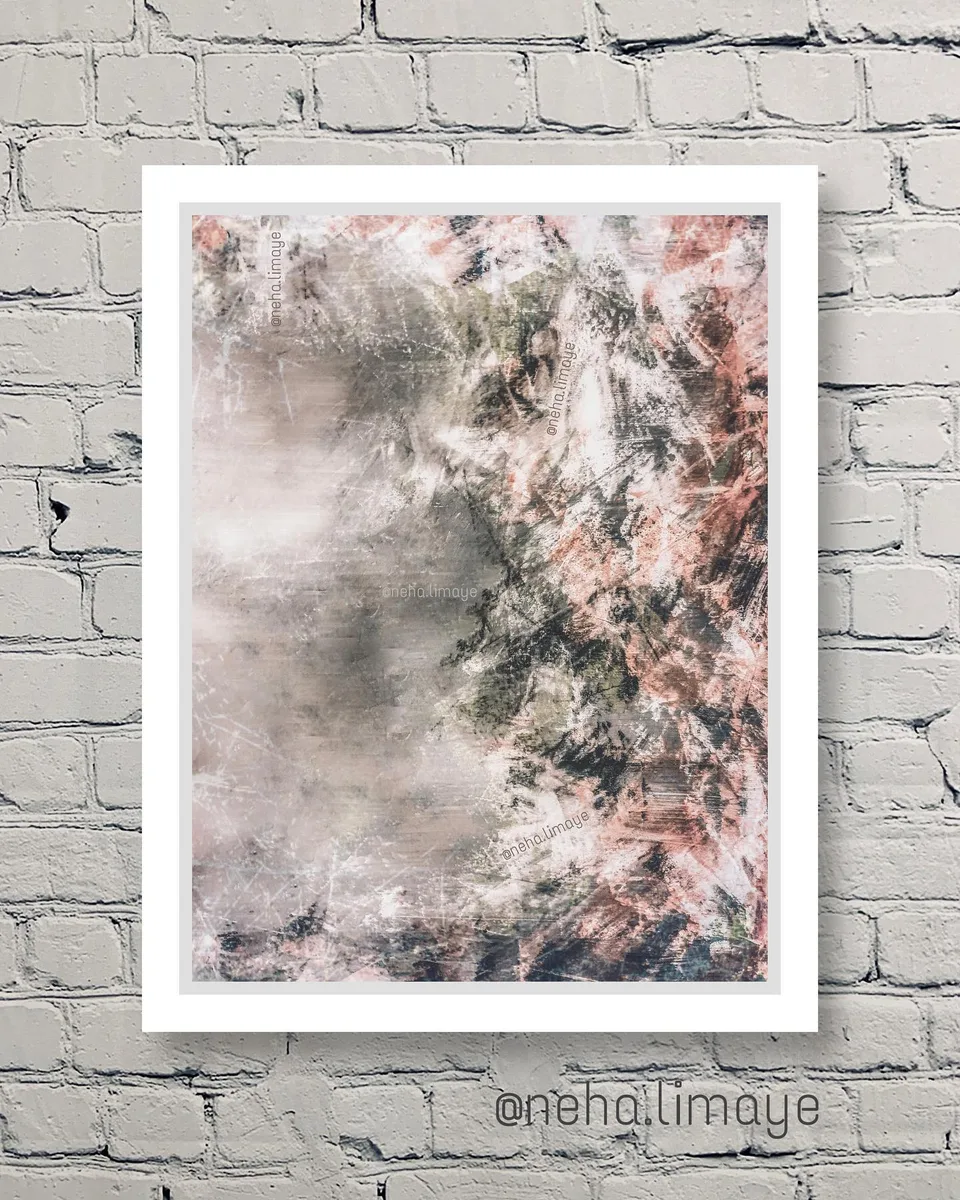 Veils of truths, a painting by Neha