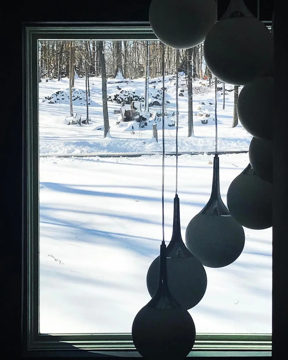 Lost in that view... #snow #windowwithaview #home #serene #lovesnow…, 1 of 1