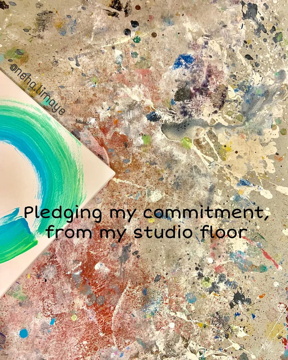 Post 3: Pledge of commitment, a painting by Neha