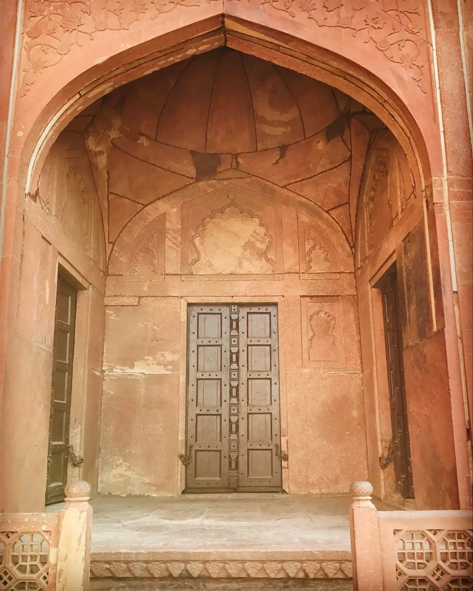 The sidekick is equally beautiful... #tajmahal #mosque #architecture #doors…, 1 of 1
