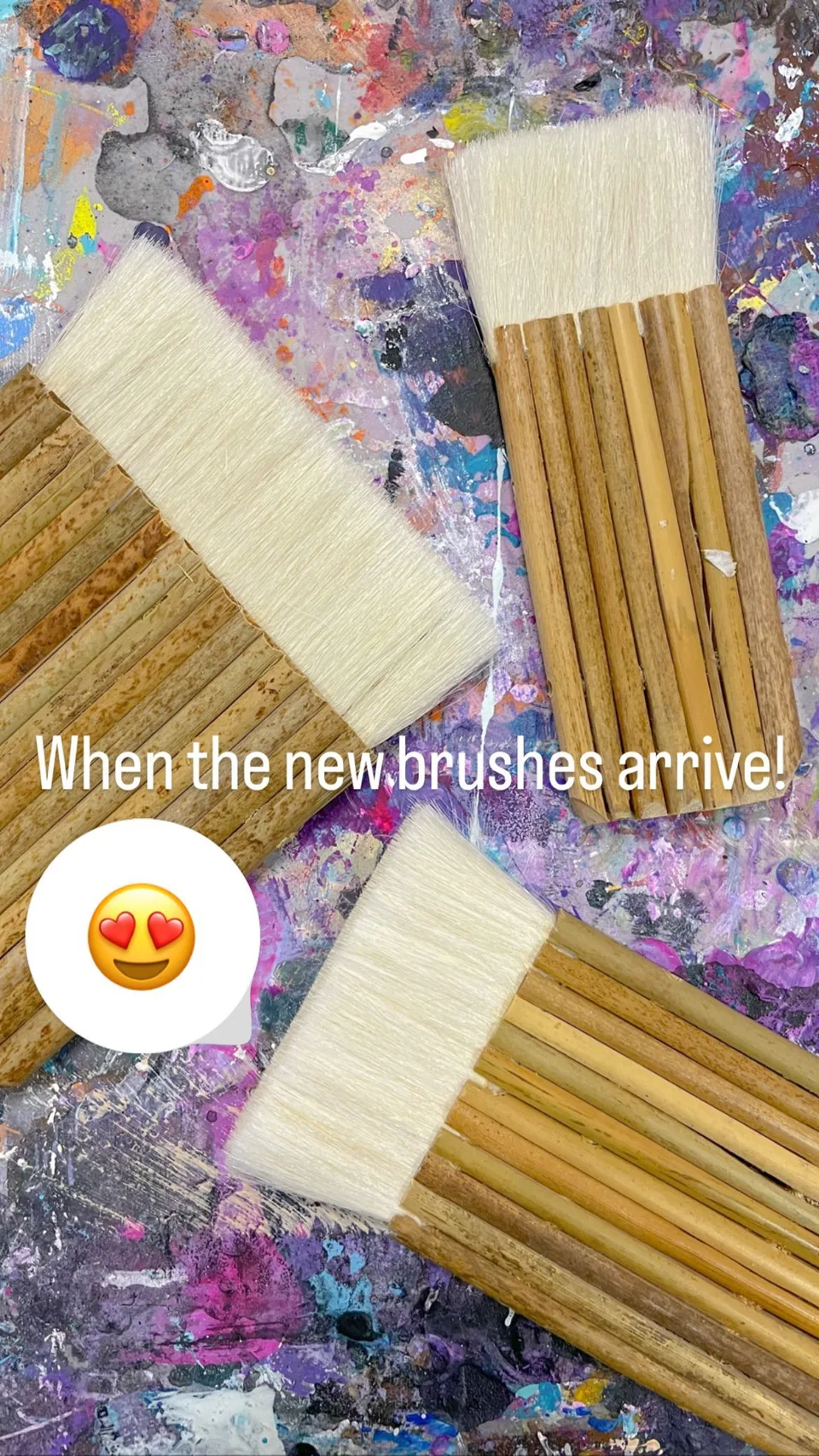 When the new brushes arrive!