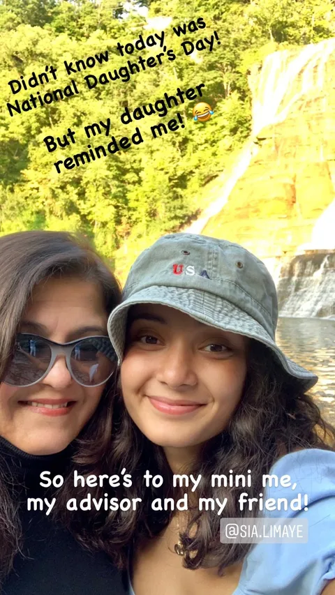 But my daughter reminded me! đ Didnât know today was National Daughterâs Day! So hereâs to my mini me, my advisor and my friend!