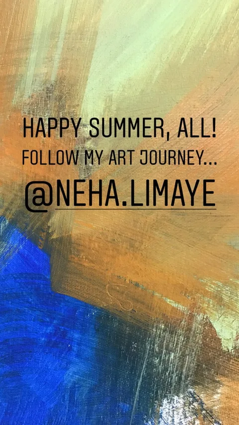 HAPPY SUMMER, ALL!, a painting by Neha