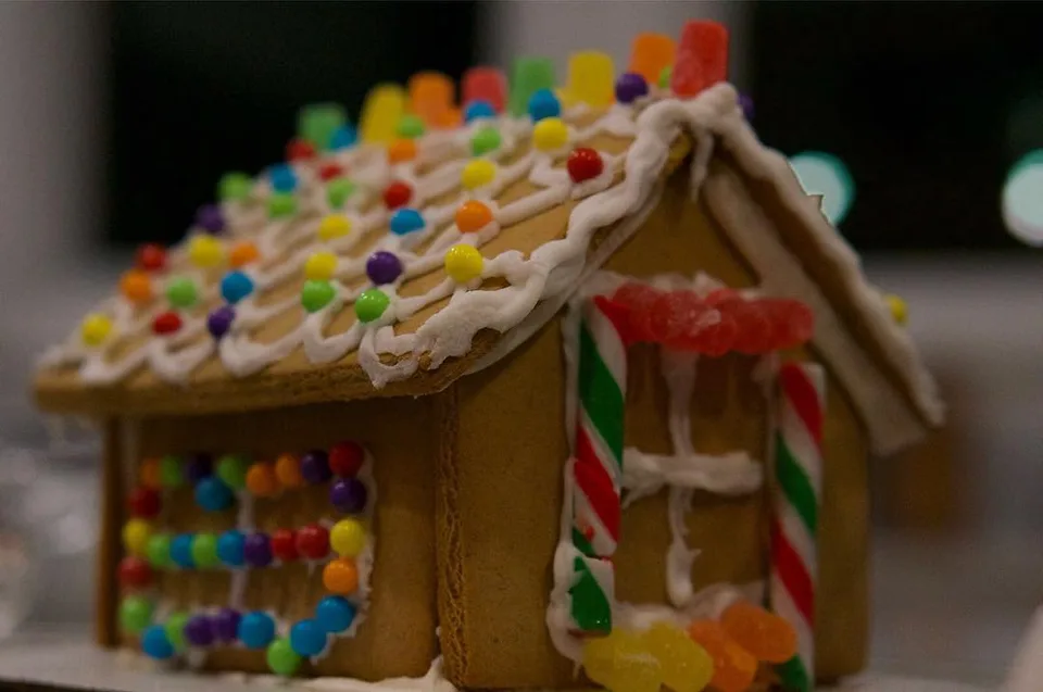 For the child in us #gingerbreadhouse #madeathome #bythedaughter #christmas2017…, 1 of 1