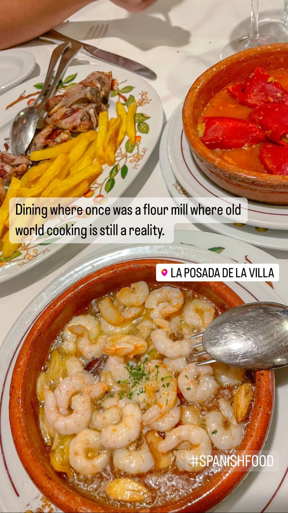 Dining where once was a flour mill where old world cooking is still a reality.