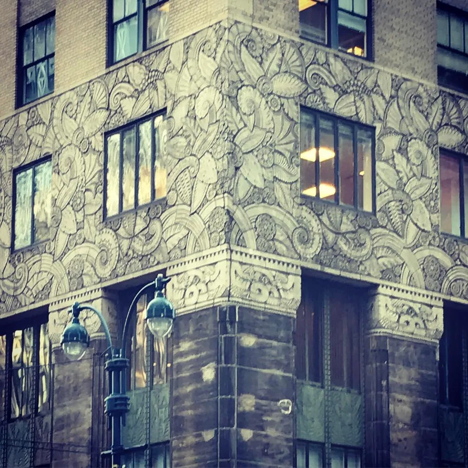 Who said #florals weren't for #buildings 😊 #stonework #architecture #manhattan…, 1 of 1