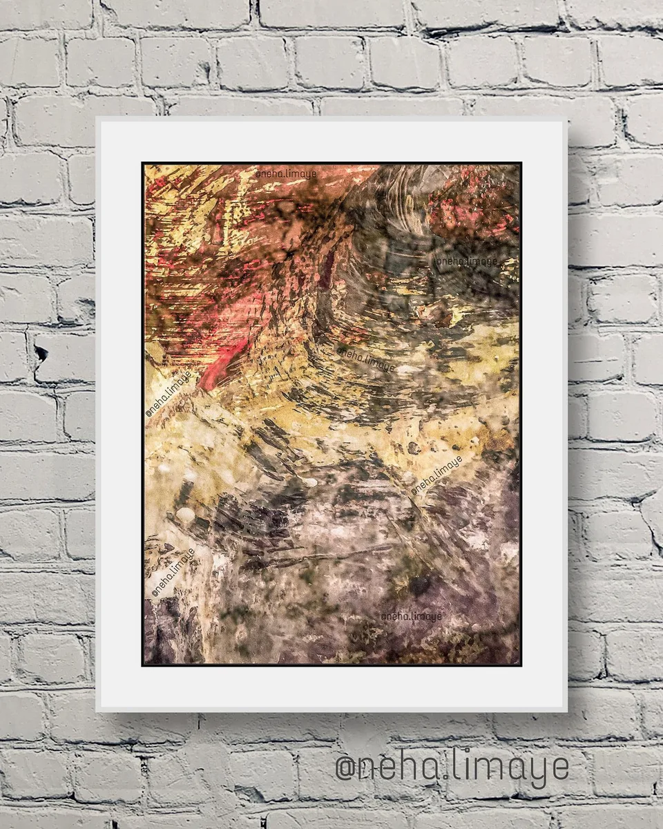 Tread the wilderness, a painting by Neha