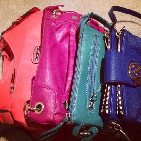 A girl's best friend(s)! #givemecolor #bags #fashionista, 1 of 1