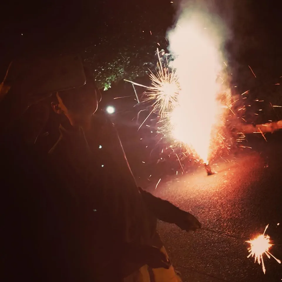 A selfie for memories #diwali #fireworks #festivaloflights #selfie #funtimes…, 1 of 1