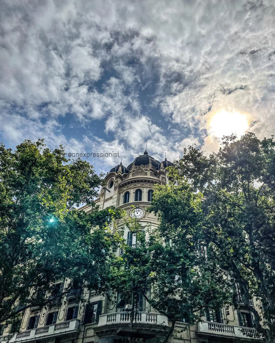 Barcelona skies, 1 of 1