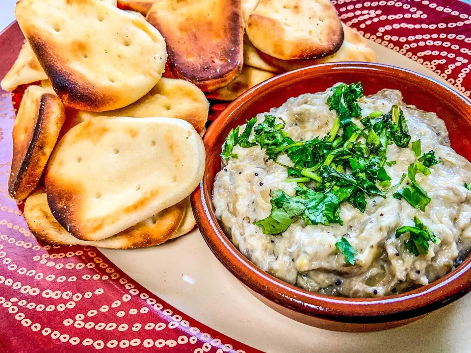 Not your run-of-the-mill babaganoush. This is baingan bharta!, 1 of 1