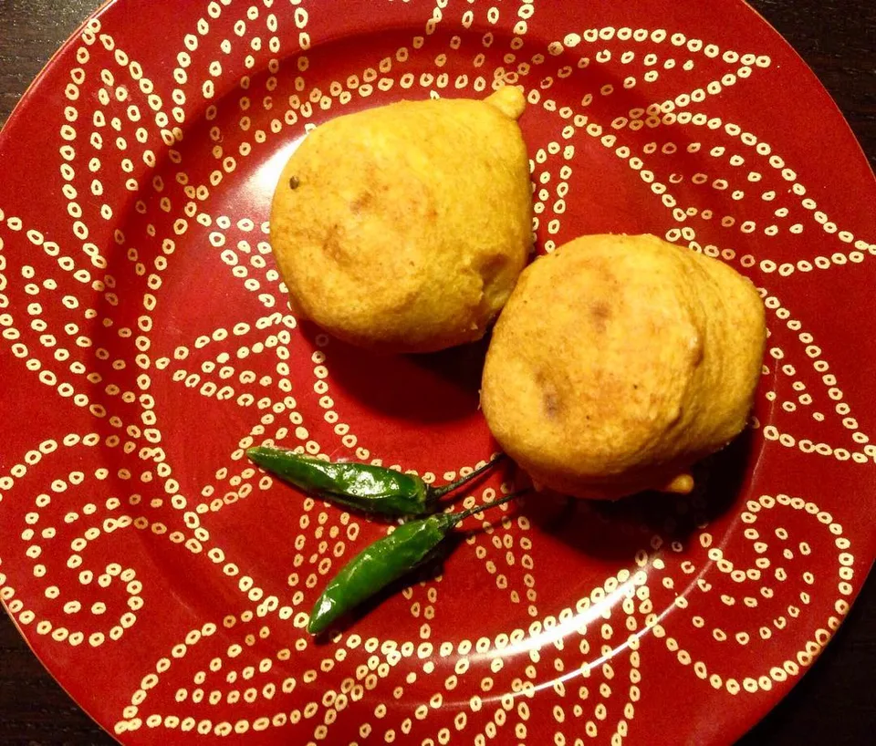 OFG!!! Oh fried goodness! #Streetfood of #India... #batatawada or #aloobonda,…, 1 of 1