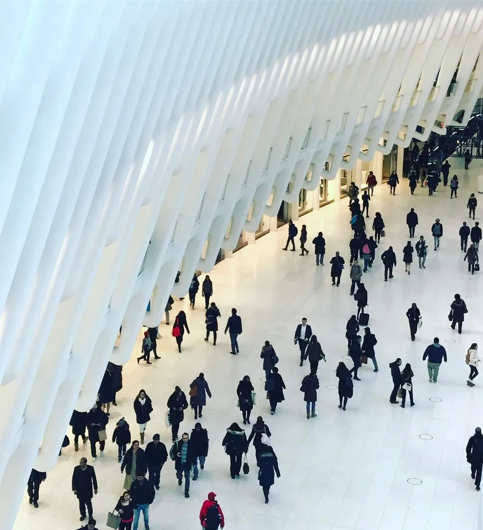 The striking contrast of black on white... #beautiful #wtc #wordtradecenter…, 1 of 1
