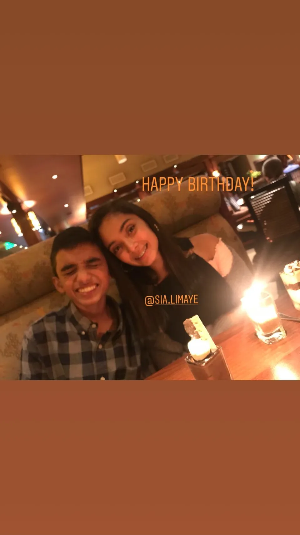 HAPPY BIRTHDAY! @SIA.LIMAYE