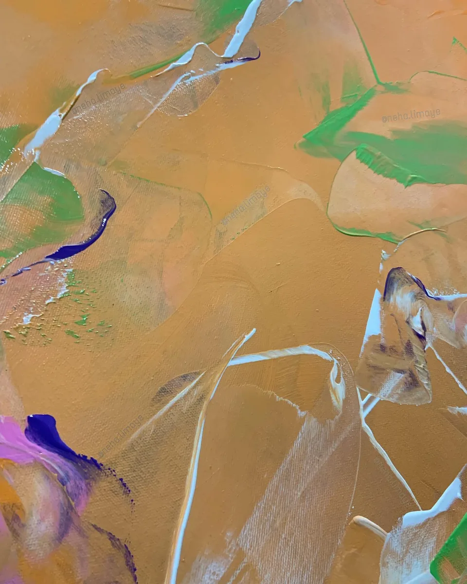 Simplified, a painting by Neha
