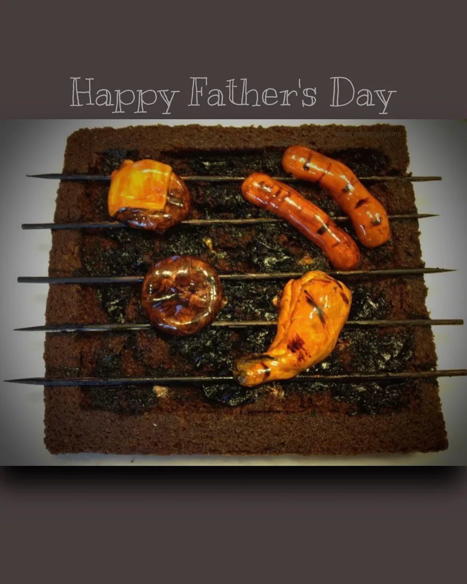 Yes, that’s a cake. A bbq themed cake., 1 of 1