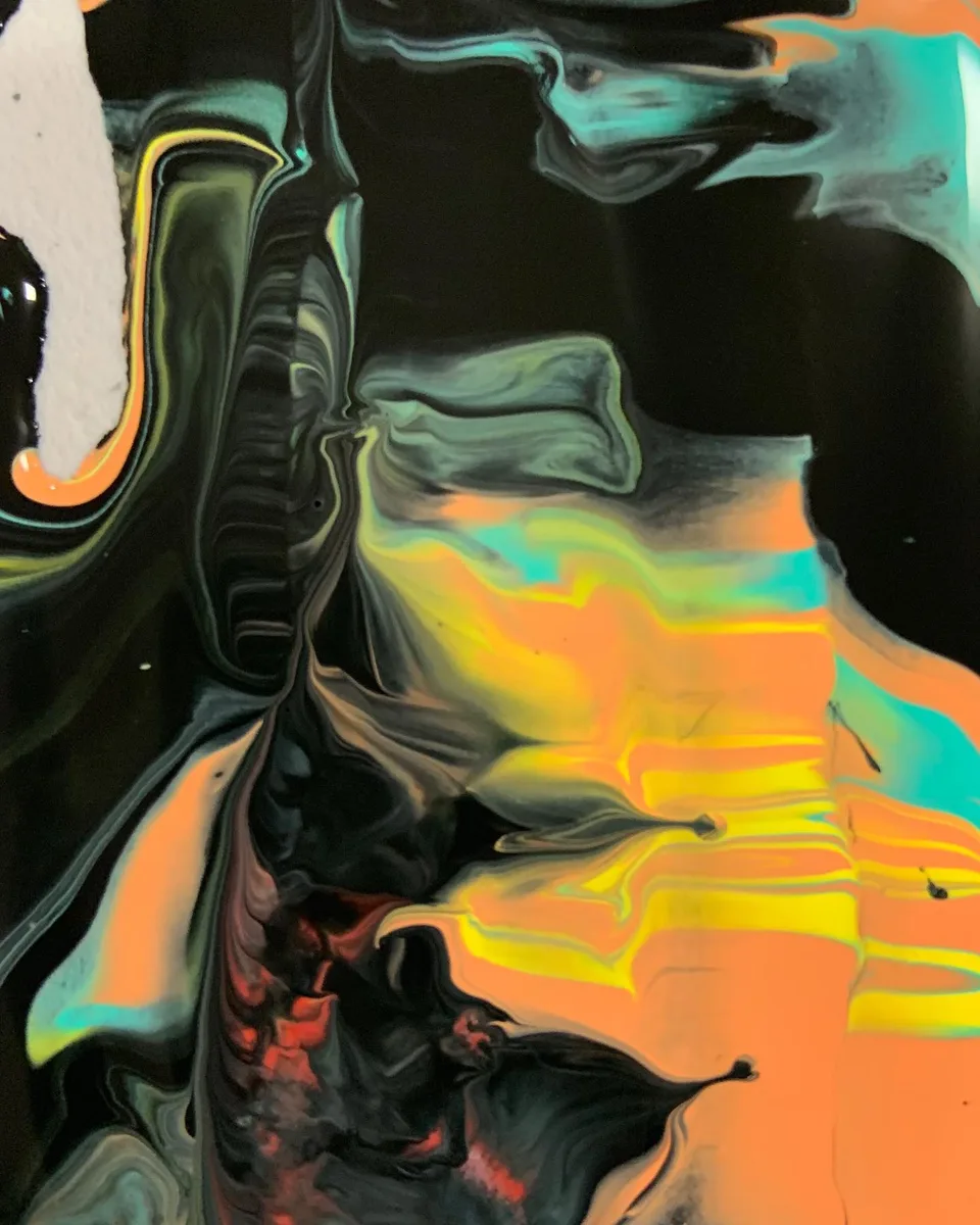 The dark side..., a painting by Neha