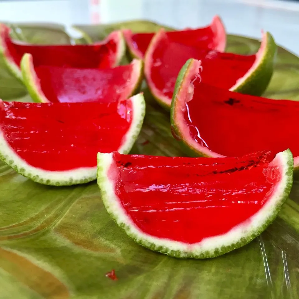 Mellow that heat down... with some watermelon lime Jell-O shots! Spiked or non…, 1 of 1