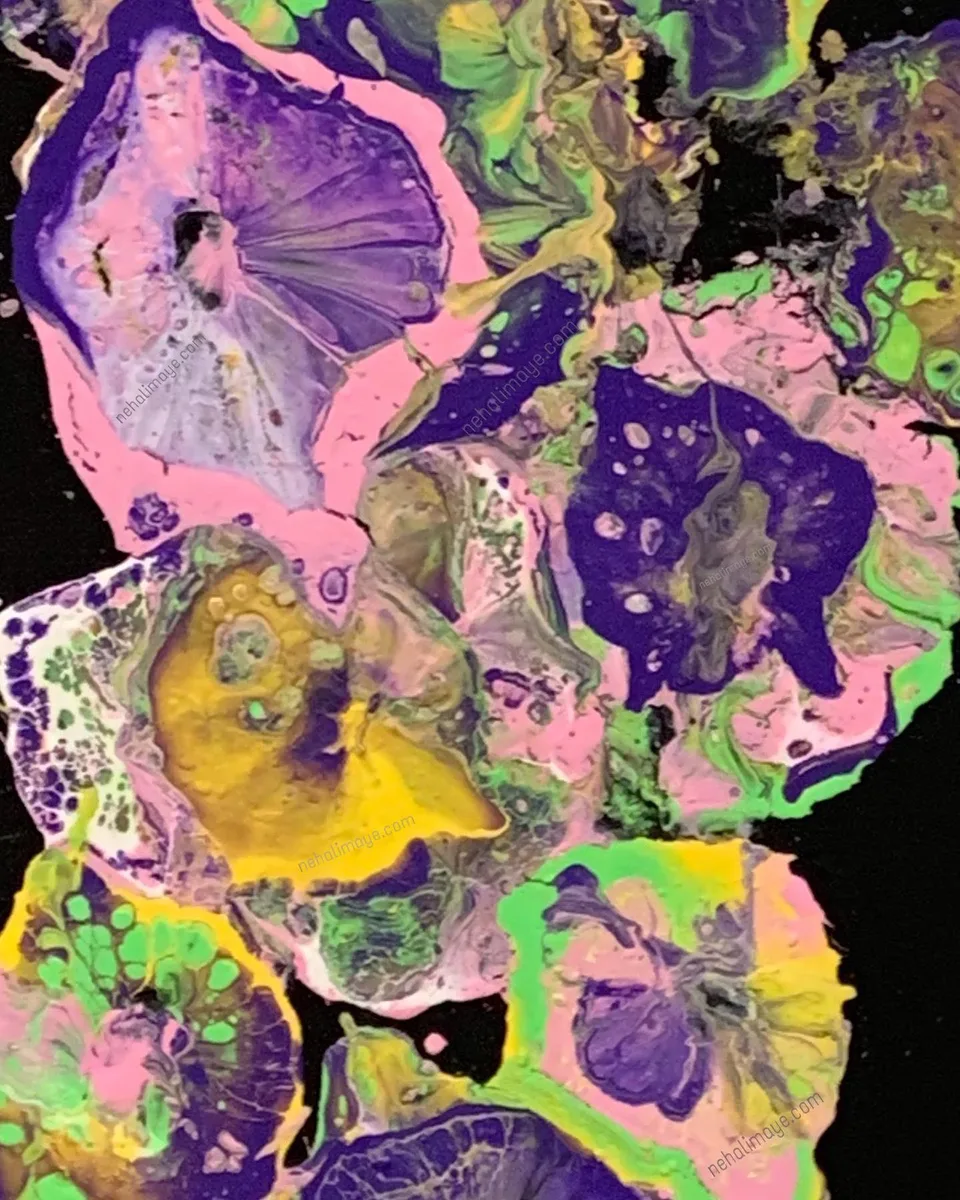 Let’s get floral..., a painting by Neha