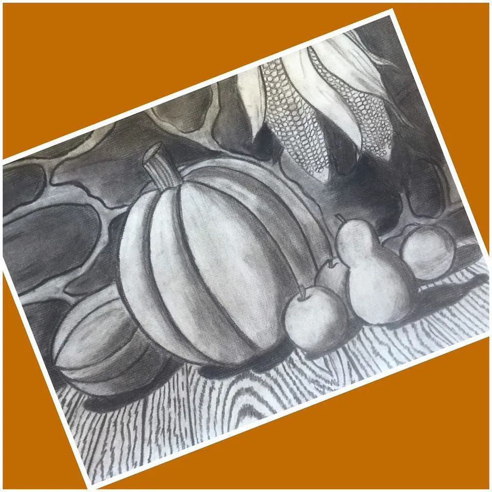 @_sia_rocks_412, already thinking of fall?! #FallAir #FallColors #PumpkinSpice, a painting by Neha