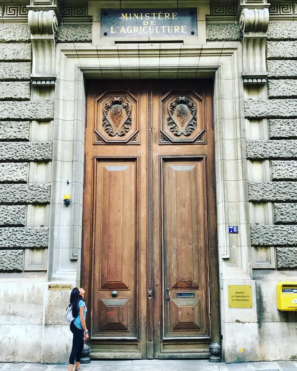 Craning that view #thedoorseries #postcardsfromparis #doors #doorsandwindows…, 1 of 1